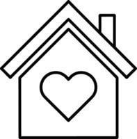 love home ,wedding icon vector