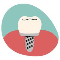 Teeth single 20 cute on a white background, illustration. vector