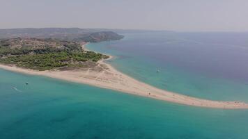 Aerial progression over Possidi Cape video