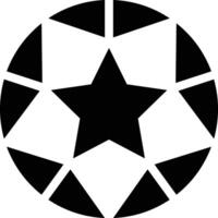 Star icon symbol image for rangking or rating reward vector