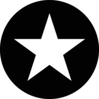 Star icon symbol image for rangking or rating reward vector