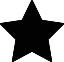 Star icon symbol image for rangking or rating reward vector