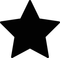 Star icon symbol image for rangking or rating reward vector