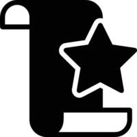 Star icon symbol image for rangking or rating reward vector