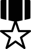 Star icon symbol image for rangking or rating reward vector