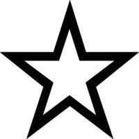 Star icon symbol image for rangking or rating reward vector