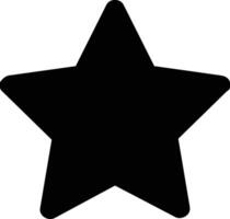 Star icon symbol image for rangking or rating reward vector