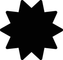Star icon symbol image for rangking or rating reward vector
