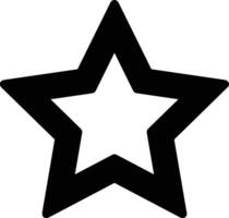 Star icon symbol image for rangking or rating reward vector