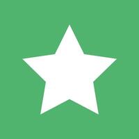 Star icon symbol image for rangking or rating reward vector