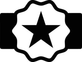 Star icon symbol image for rangking or rating reward vector