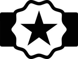 Star icon symbol image for rangking or rating reward vector