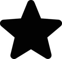 Star icon symbol image for rangking or rating reward vector