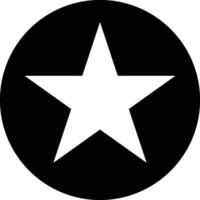 Star icon symbol image for rangking or rating reward vector
