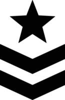 Star icon symbol image for rangking or rating reward vector