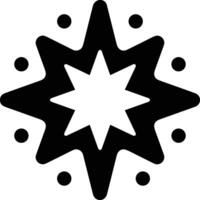 Star icon symbol image for rangking or rating reward vector