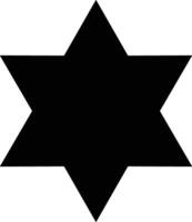 Star icon symbol image for rangking or rating reward vector