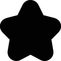 Star icon symbol image for rangking or rating reward vector