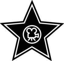 Star icon symbol image for rangking or rating reward vector