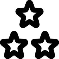 Star icon symbol image for rangking or rating reward vector