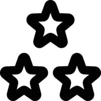 Star icon symbol image for rangking or rating reward vector