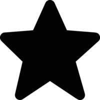 Star icon symbol image for rangking or rating reward vector