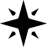 Star icon symbol image for rangking or rating reward vector