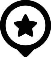 Star icon symbol image for rangking or rating reward vector