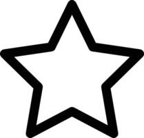 Star icon symbol image for rangking or rating reward vector