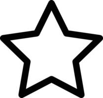 Star icon symbol image for rangking or rating reward vector