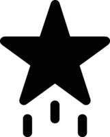 Star icon symbol image for rangking or rating reward vector