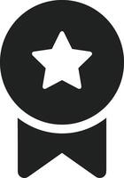 Star icon symbol image for rangking or rating reward vector