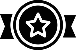 Star icon symbol image for rangking or rating reward vector