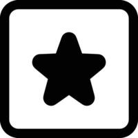 Star icon symbol image for rangking or rating reward vector