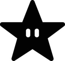 Star icon symbol image for rangking or rating reward vector