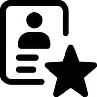 Star icon symbol image for rangking or rating reward vector