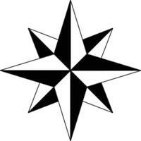 Star icon symbol image for rangking or rating reward vector