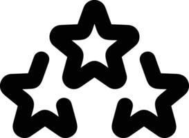 Star icon symbol image for rangking or rating reward vector