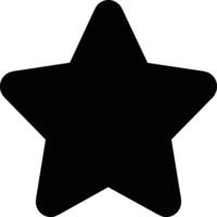 Star icon symbol image for rangking or rating reward vector