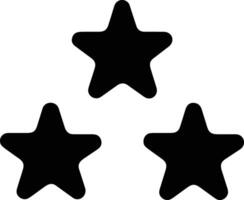 Star icon symbol image for rangking or rating reward vector