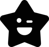 Star icon symbol image for rangking or rating reward vector