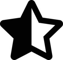 Star icon symbol image for rangking or rating reward vector