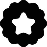 Star icon symbol image for rangking or rating reward vector