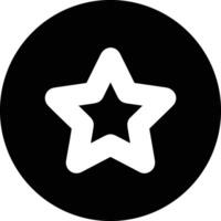 Star icon symbol image for rangking or rating reward vector
