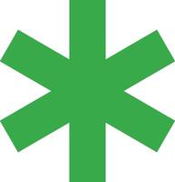 Star icon symbol image for rangking or rating reward vector