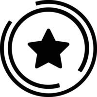 Star icon symbol image for rangking or rating reward vector