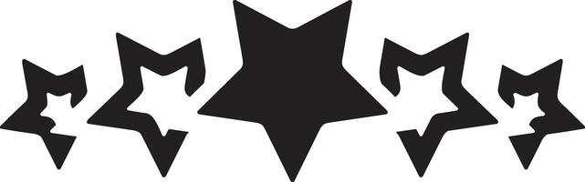 Star icon symbol image for rangking or rating reward vector