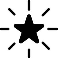 Star icon symbol image for rangking or rating reward vector