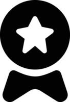 Star icon symbol image for rangking or rating reward vector