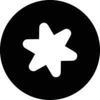Star icon symbol image for rangking or rating reward vector